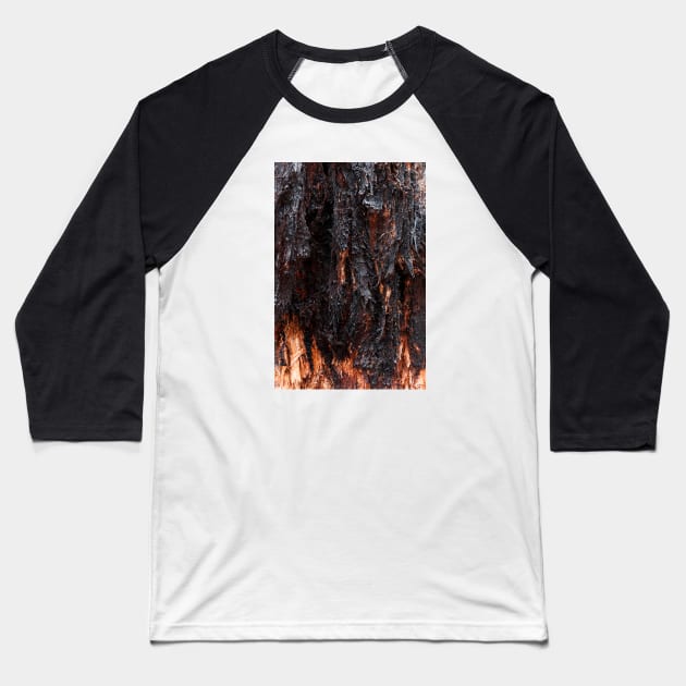 Vibrant Tree Oozing Sap From Trunk - Alternative VI Baseball T-Shirt by textural